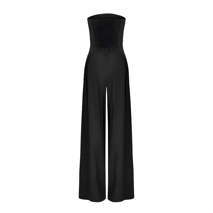 Xylah – Trägerloser Weitbein-Jumpsuit