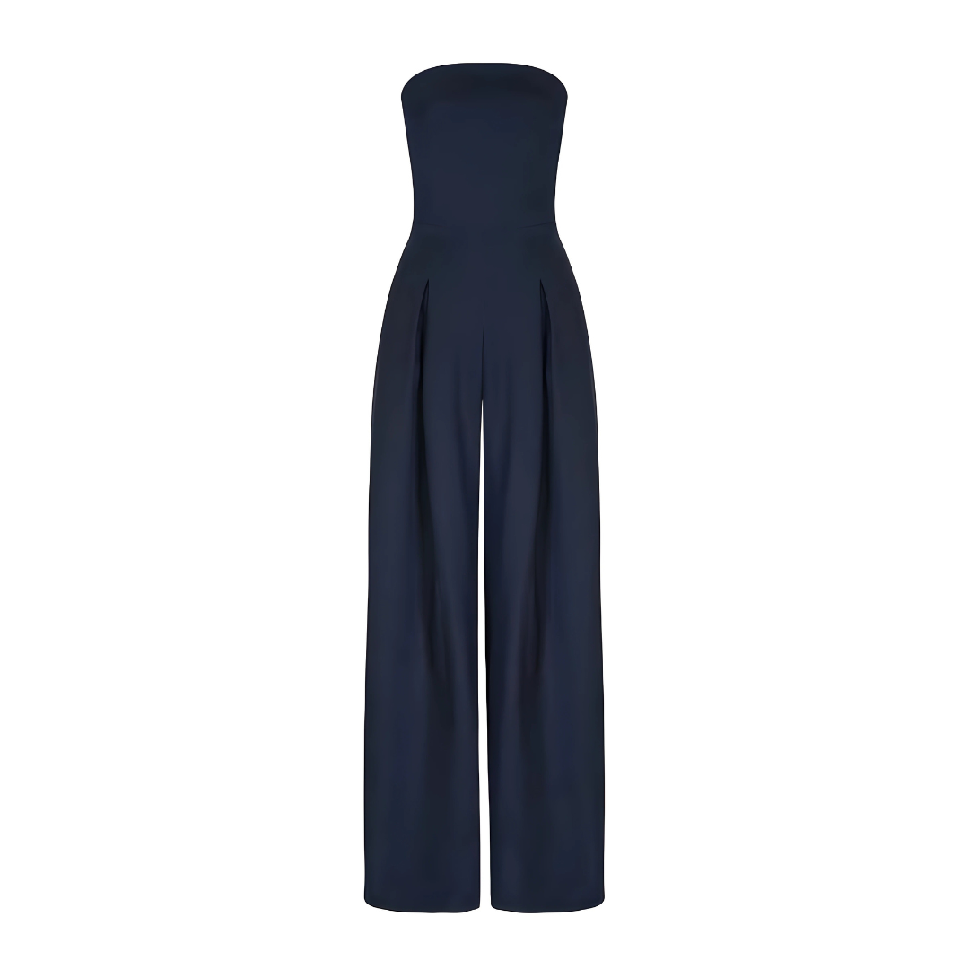 Xylah – Trägerloser Weitbein-Jumpsuit